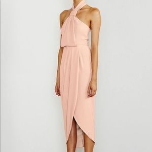 Shona Joy Core Knot Draped Dress - Ballet - Size 8